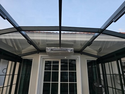 ช่างสร้างหลังคาสกายไลท์Skylight - ช่างติดตั้งกระจกอลูมิเนียมบางแค - ช่างหมีกระจกอลูมิเนียม